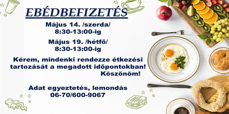 EBÉDBEFIZETÉS