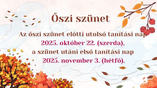 Őszi szünet